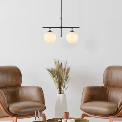 Produktbild von Opviq, Roe- Roe CTN, Schwarz, Kronleuchter, 52 x 15 x 36-76 cm, Metallkörper