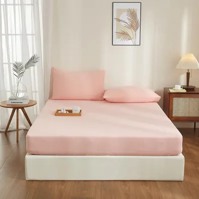 Obrázek produktu pro Bavlněné prostěradlo na napínací matrace, 160x200 cm, vyrobené ze 100% bavlny