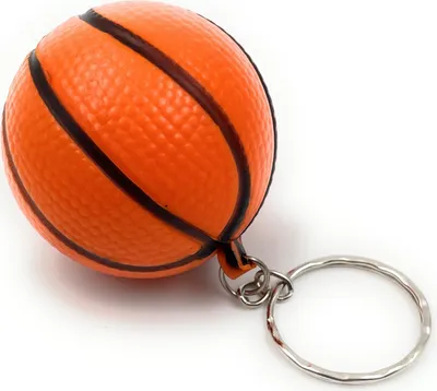 Produktbild von Onwomania Schlüsselanhänger - Basketball Sport Ball -  Glücksbringer ideal als Geschenk
