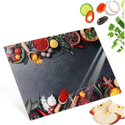 Produktbild von Artemis Glas Schneidebrett Rutschfest Groß 40x30 cm
