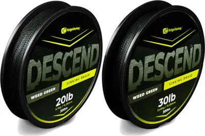 Produktbild von RidgeMonkey Descend Sinking Braid - 300m Karpfenschnur, Durchmesser/Tragkraft:0.35mm / 30lb / 13.6kg