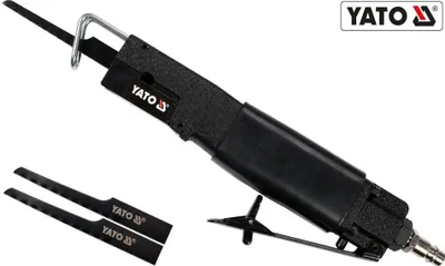 Produktbild von YATO Druckluft Stichsäge Karosseriesäge Sägehub 10 mm Blechsäge Stahlsäge für Schnitten Blechen oder dünnen Holzpaneelen