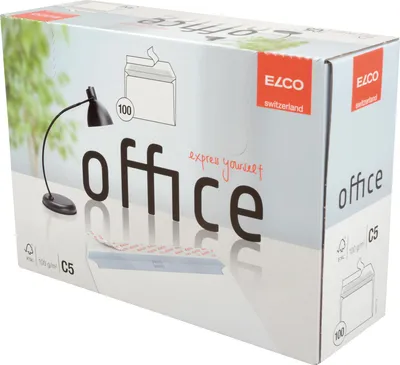 Produktbild von Elco Office C5 - C5 (162 x 229 mm) - Weiß - 100 g/m² - 162 mm - 229 mm - 100 Stück(e)