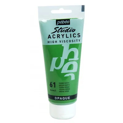 Produktbild von Deckende Acrylfarbe - Grüne Erde - 100 ml