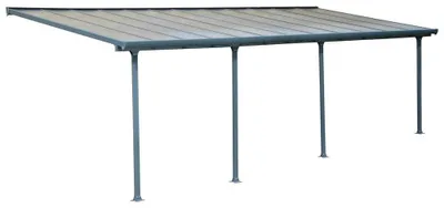 Produktbild von Palram - Canopia Aluminium Terrassenüberdachung Feria Anthrazit 295x971x305 cm
