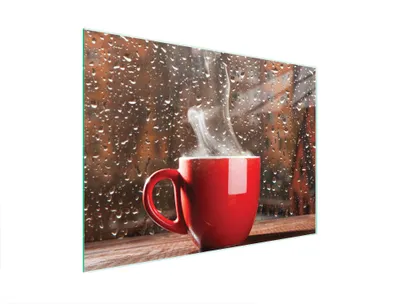 Produktbild von Glasschneidebrett 40x30 Kaffee
