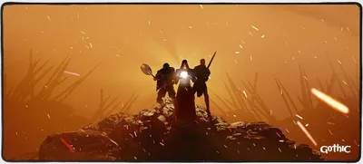 Produktbild von ItemLab Gothic Oversize Mousepad Golden Trio