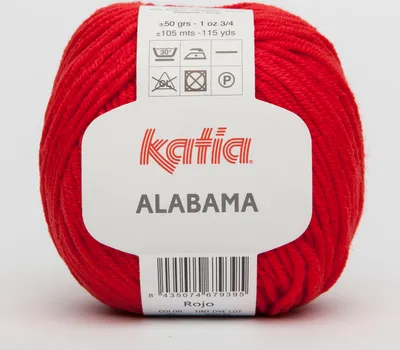 Produktbild von ALABAMA von Katia - ROJO (32) - 50 g / ca. 105 m Wolle