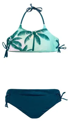 Produktbild von Aquawave - "Hali" Bikini Set für Mädchen IG776 (122) (Seegrün/Marineblau)