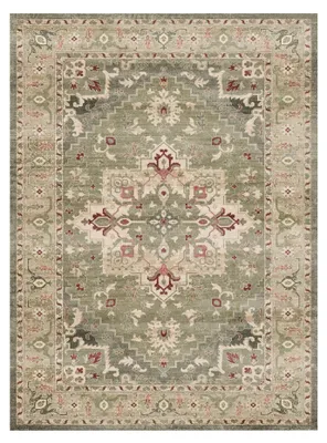 Produktbild von Teppich Vintage - Sage Medaillion Grün