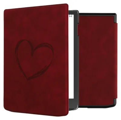 Produktbild von kwmobile Schutzhülle für Pocketbook InkPad 4 / Color 3 / Color 2 / Vivlio InkPad 4 / InkPad Color 3 Hülle - eReader Case aus Kunstleder mit Auto Sleep