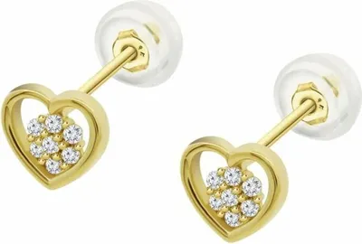 Image de Boucles d'oreilles pour femmes Lotus HIN00361 Or