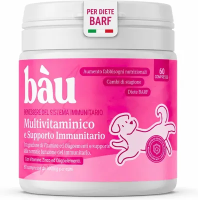 Multivitamin-Tabletten für Hunde, Immununterstützung, 60 Stück