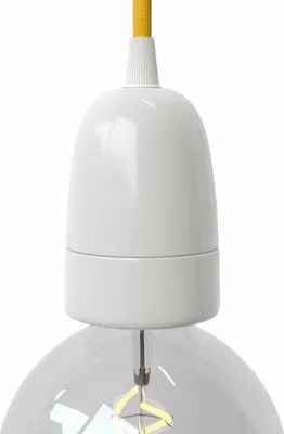Immagine prodotto di Creative-Cables Kit portalampada E40 in Porcellana - Bianco