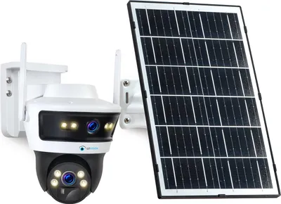 Produktbild von LUVISION 4G / LTE PTZ Solar Überwachungskamera SIM Karte KI Bewegungsverfolgung (Versandrückläufer)