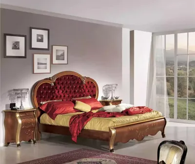 Produktbild von Chesterfield Luxusbett für Schlafzimmer Polsterung Design Luxusbetten