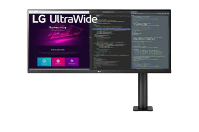Produktbild von LG 34WN780-B, 86,4 cm (34"), 3440 x 1440 Pixel, UltraWide Quad HD, LED, 5 ms, Schwarz