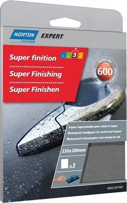 Image de Papier abrasif imperméable 600 x 3 Sc - Norton