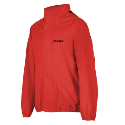 Produktbild von Chiba Regenjacke Rain Kids rot Größe M - wasserdichte und winddichte Kinder-F...