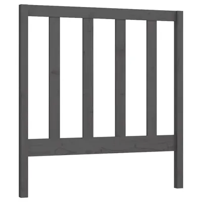 Immagine prodotto di vidaXL Testiera grigia 96x4x100 cm Legno massello di pino