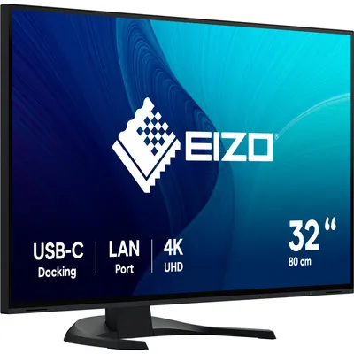 Zdjęcie produktu dla EIZO FlexScan EV3240X-BK, 80 cm (31.5"), 3840 x 2160 px, 4K Ultra HD, LCD, 5 ms, Czarny