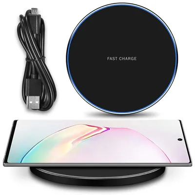 Produktbild von QI Wireless Ladestation für Samsung Galaxy Note 10 Kabellos Induktives Ladegerät