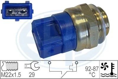 Produktbild von ERA 330194 Temperaturschalter Kühlerlüfter Thermoschalter passend für PEUGEOT 206 Schrägheck (2A/C) 106 II Schrägheck (1A, 1C) für CITROËN