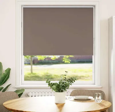 Produktbild von CLORIS Verdunkelungsrollo Kaffeebraun 110x175 cm Stoffbreite 105,7 cm - Rollos 4011026