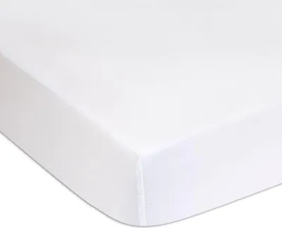 Produktbild von Easy Dort 2 Stück Matratzenschoner, 40 x 80 cm, Babykörbchen & Babywiege, wasserdicht leise, weiß, Frottee, Bambus + PU, Marke, -Label