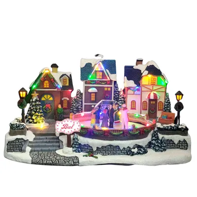 Image de Boule festive de la Nativité de Noël, avec éclairage LED