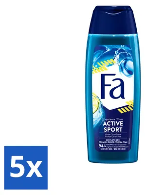 Produktbild von 5 x Fa Men Active Sport Deodorant Spray - 150 ml - Vorteilspackung - 5 Stücke