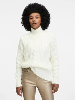 Produktbild von Orsay Damen-Rollkragenpullover in Creme XL