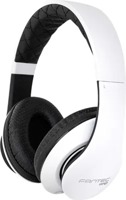 Produktbild von FANTEC SHP-3  weiss/schwarz Stereo Kopfhörer mit Mikrofon, A