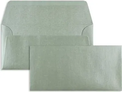 Produktbild von Briefumschläge DINlang 100g/qm gummiert VE=100 Stück silber