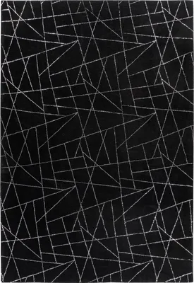 Produktbild von Bijou 100 Schwarz / Silber 80cm x 150cm
