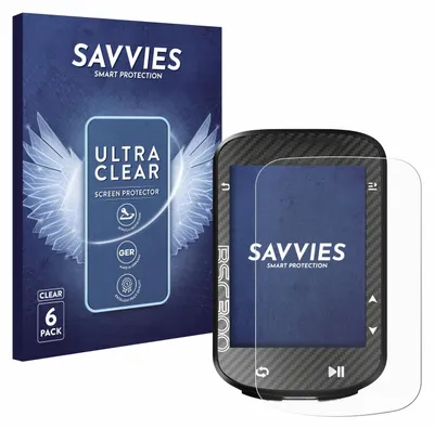 Produktbild von 6x Für iGPSPORT BSC300 Schutzfolie Savvies Displayschutz Display Schutz Folie Klar Transparent