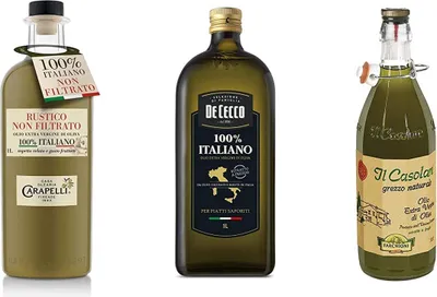 Produktbild von Testpaket Natives Olivenöl Extra Italienisches Olivenöl extra vergine Farchioni Il Casolare-Carapelli Nicht gefiltert-De Cecco 100 % italienisch (3 x 1 l)
