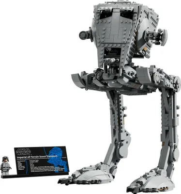 Produktbild von LEGO Star Wars AT-ST Kampfläufer - Kreatives Spielzeug für Erwachsene - Konstruktionsspielzeug zum Bauen und Ausstellen - Star Wars Deko und Modellbau - Geschenk für Männer und Frauen - 75417