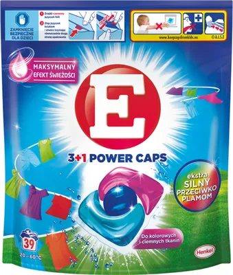 Produktbild von E COLOR Waschmittelkapseln, 39 Stück.