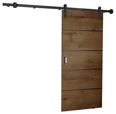 Produktbild von KIER FURNITURE Schiebetüren LORNI 100 - Universal - Dunkelbraun 106x205x1,6 cm
