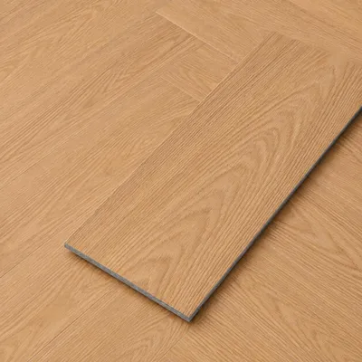 Image de QEENTOE : Dalles de sol en PVC vinyle adhésives, pose facile, imperméables et antidérapantes, imitation bois chêne (18 pièces, 2,51 m²)