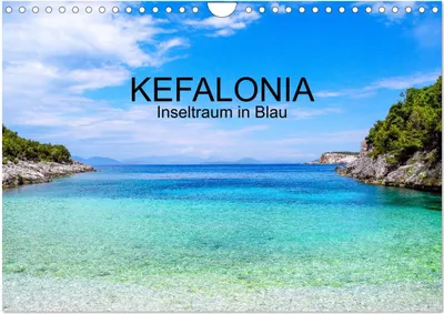 Produktbild von Kefalonia, Inseltraum in Blau (Wandkalender 2025 DIN A4 quer), CALVENDO Monatskalender