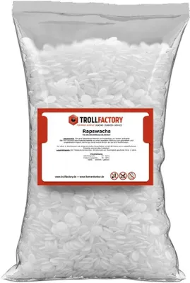 Produktbild von Kerzenwachs Rapswachs vegan, 400g, für Kerzenherstellung