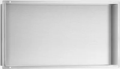 Produktbild von Stilform Wandnische 60x30 Rahmenlos Duschablage Edelstahl Gebürstet, Badnische, 304 Edelstahl Duschnische, randlos, Ablage für Badezimmer