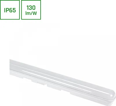 Obrázok produktu pre Vodotesné LED podstavné svietidlo, svetelná lišta 60 cm – 25 W – 125 lm na watt – 4000 K alebo 6000 K – vrátane priechodného zapojenia