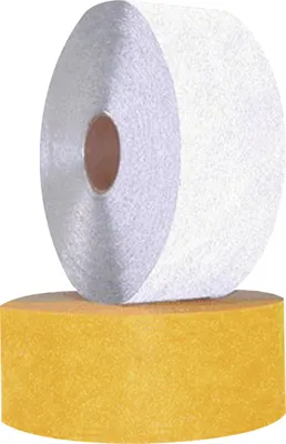 Produktbild von Aufkleber Fahrbahnmarkierungsfolie gelb reflektierend, 120 mm x 100 m
