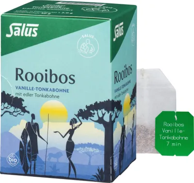 Zdjęcie produktu dla Salus Rooibos Vanilla Tonka Bean, herbata ziołowa, aromatyzowana 15 szt