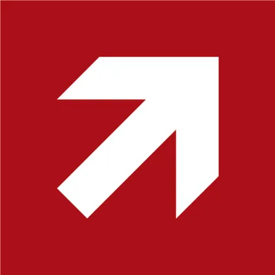 Produktbild von Brandschutzzeichen Richtungsangabe schräg, Typ: 11200