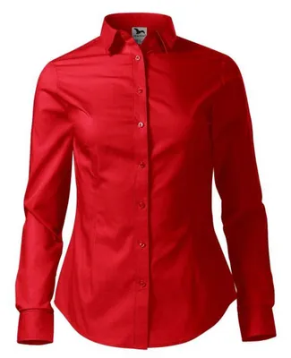 Produktbild von Malfini - "Style" Hemd für Damen, Langärmlig PP11683 (XXL) (Rot)