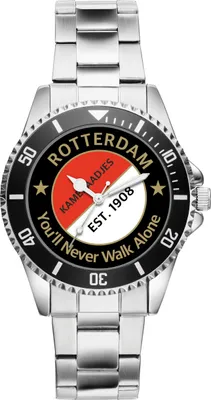 Produktbild von KIESENBERG Herrenuhr Armbanduhr Rotterdam Feyenoord Geschenk Fan Artikel Zubehör Fanartikel Analog Quartz Uhr 20230002
